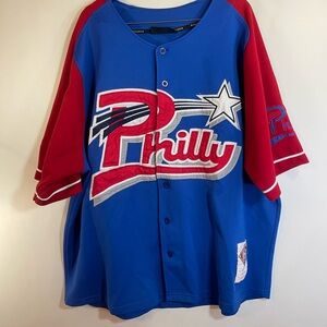 Vintage NLBM League Baseball Philly’s Jersey Men 3XL Philadelphia Stars # 15